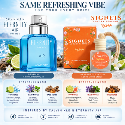 Signets Eternal Breeze – Inspired by Calvin Klein Eternity Air for Car