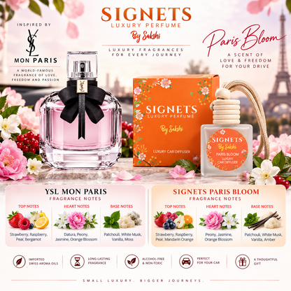 Signets Paris Bloom – Inspired by YSL Mon Paris for Car